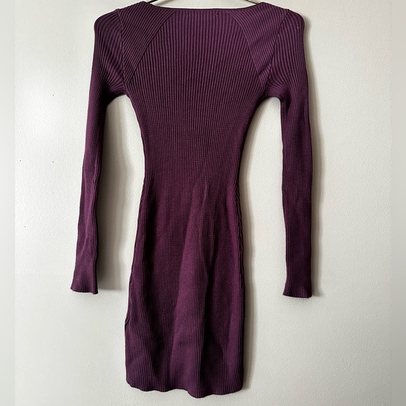 Abercrombie & Fitch Purple Sweater Dress - Picture 2 of 4